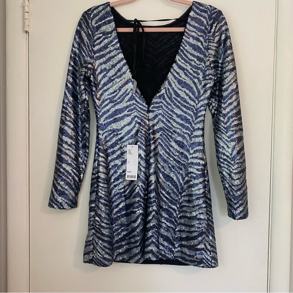 Urban Outfitters Long Sleeve Sequin Body-con Dress - Picture 2 of 5